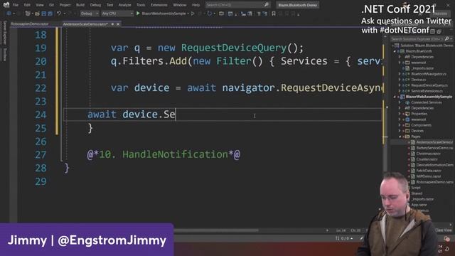 Connecting gadgets to Blazor смотреть онлайн