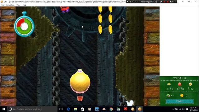 Yoshi's New Island Gameplay on Citra JIT смотреть онлайн