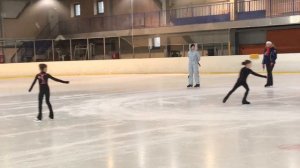 Фигурное катание!!!Тесты на скольжение 2юн.разряд!!!