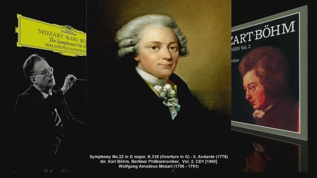W.A. Mozart – Symphony no. 32 in G major, K.318 (dir. Karl Böhm. Berliner Philharmoniker, 1960) смотреть онлайн