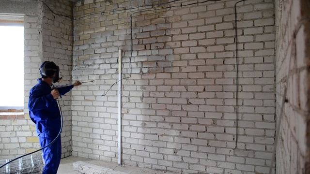 Механезированная грунтовка стен смотреть онлайн