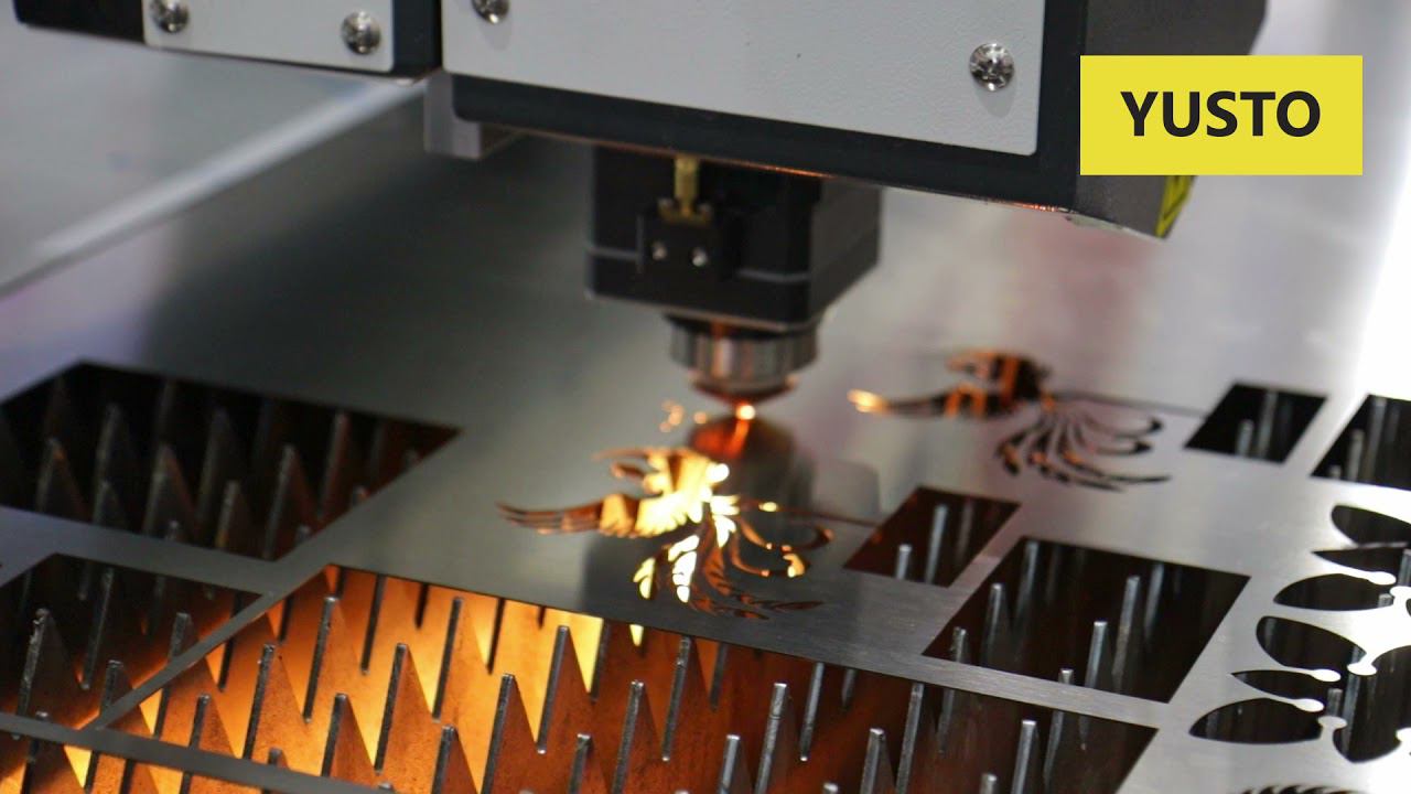 Лазерная Резка мелких элементов из нержавейки 1.4 мм на лазерном станке по металлу смотреть онлайн