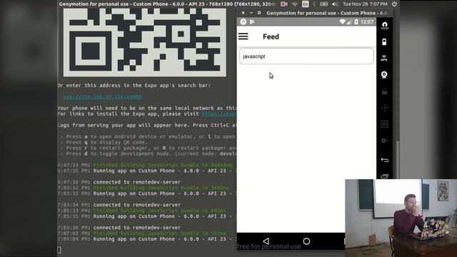 React Native Intensive - Lecture 7: Maxim - Building twitter clone, part 3(Fetching tweets) смотреть онлайн