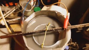 Снятие серебряного  покрытия  электролизом | Removing the silver plating