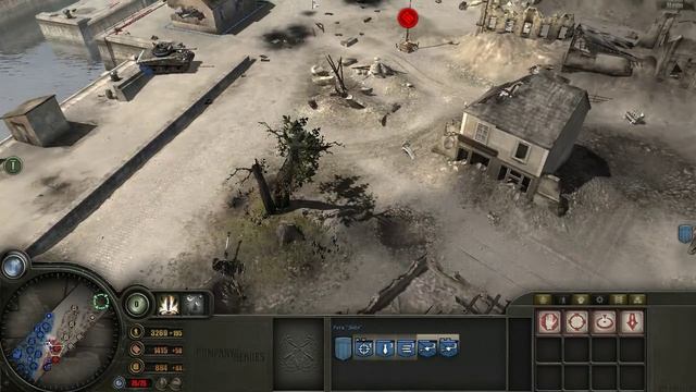 6. Шербур - Прохождение Company of Heroes - Высадка в нормандии смотреть онлайн
