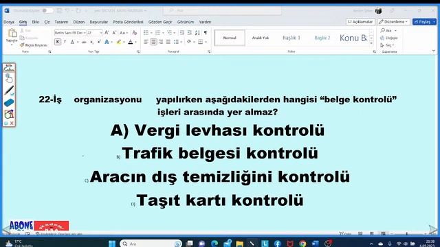 #SRC1 #SRC2 #SRC3 #SRC4 CANLI YAYIN (ÖRNEK SINAV SORULARI) 2023 #40