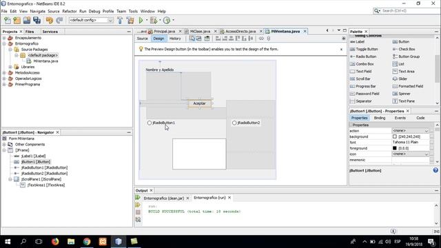 Entorno Grafico Java-NetBeans смотреть онлайн