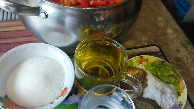 Зимний салат"с перчиком". Зимняя заготовка. смотреть онлайн