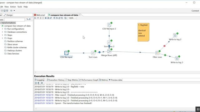 Merge rows in Pentaho смотреть онлайн