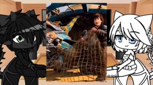 Toothless+Light Fury react to Tik Toks || Httyd