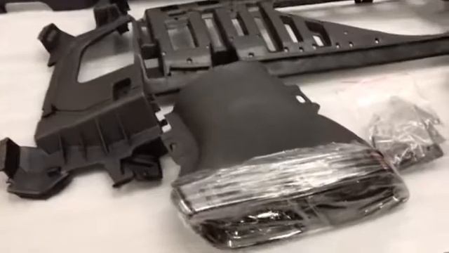 Mercedes Benz W213 E Class E63 Amg Style Gloss Black Rear Diffuser Kit With Quad Exhaust Tips