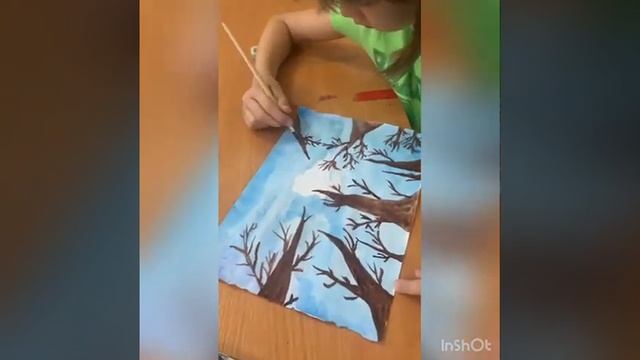 Летняя школа. Нетрадиционная техника рисования смотреть онлайн