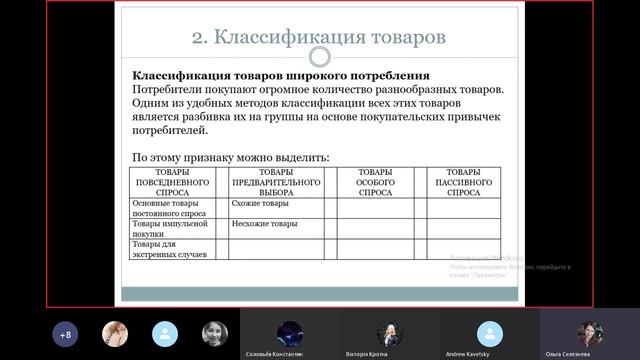 Маркетинговая товарная политика, ЭПФ, ОНУ Мечникова