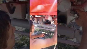 Покраска трактора т-16