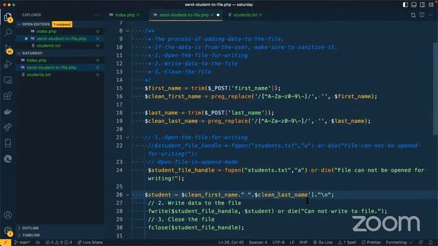 PHP Tutorial: Using PHP to send form data to a file смотреть онлайн