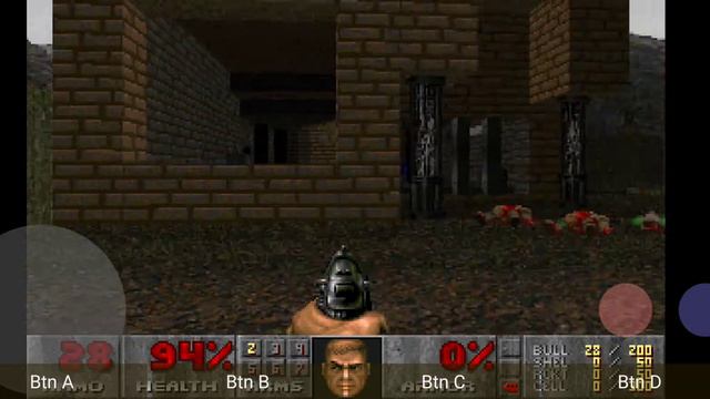 SCYTHE.WAD on DosBox app (classic controls) android Doom Mod смотреть онлайн