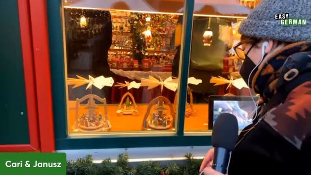Christmas Market at Berlin Alexanderplatz | Easy German Live смотреть онлайн