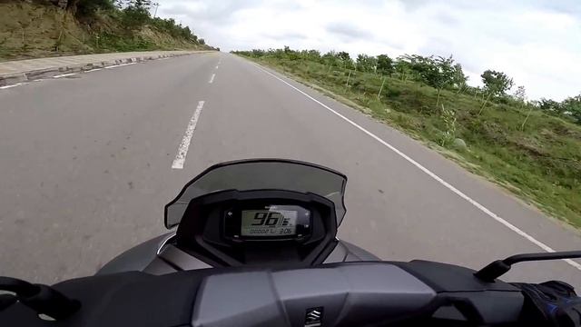 Suzuki Burgman Street 125 Top Speed, Braking Test, High Speed Stability смотреть онлайн