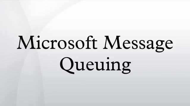 Microsoft Message Queuing смотреть онлайн
