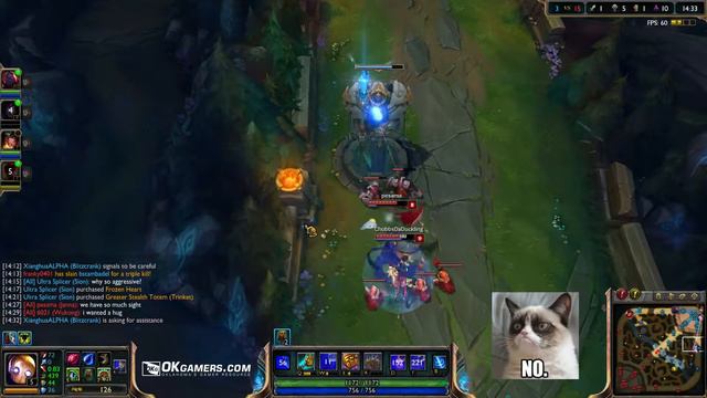 [s5] League of Legends - Blitz Ranked Support Loss - DEAR GOD MY TEAM FELL APART смотреть онлайн