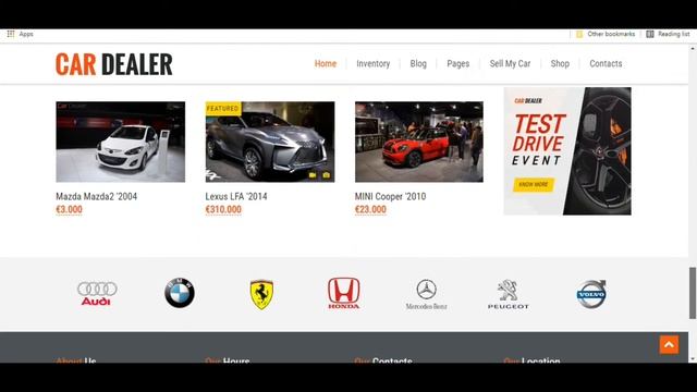 Car Dealer Automotive WordPress Theme – Responsive смотреть онлайн