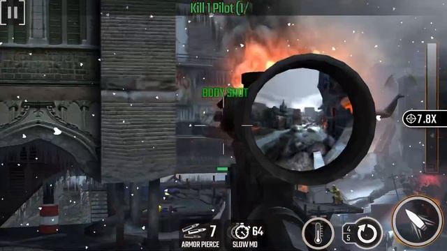 Kill Adder, Sniper Strike special ops mission #1- Nuclear Winter (Boss/zone 8) смотреть онлайн