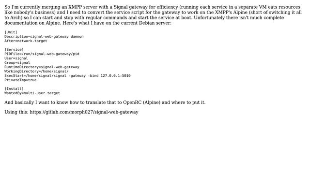 DevOps & SysAdmins: Converting a systemd service to OpenRC (Alpine Linux) смотреть онлайн