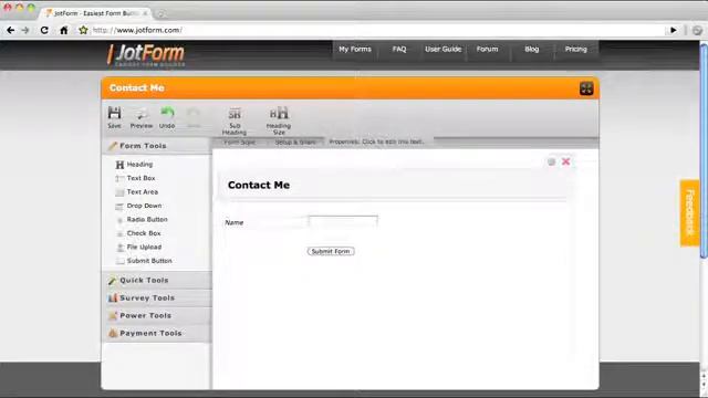 Jot Form, the first web based WYSIWYG form builder. смотреть онлайн