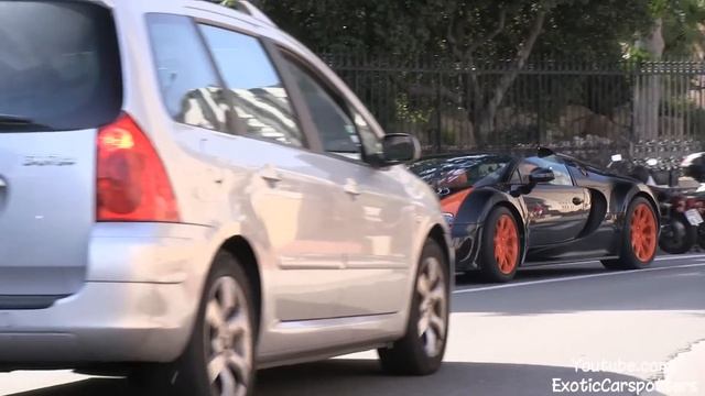 Supercars in Monaco 2013 - VOL. 2 (Veyron Vitesse WRC, Veyron Centenaire, LP640 Roadster) смотреть онлайн
