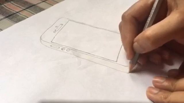 How to draw a iPhone se - sketch смотреть онлайн