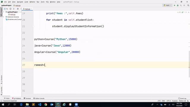 #19 Multiple Classes,Objects With List And Dictionary смотреть онлайн