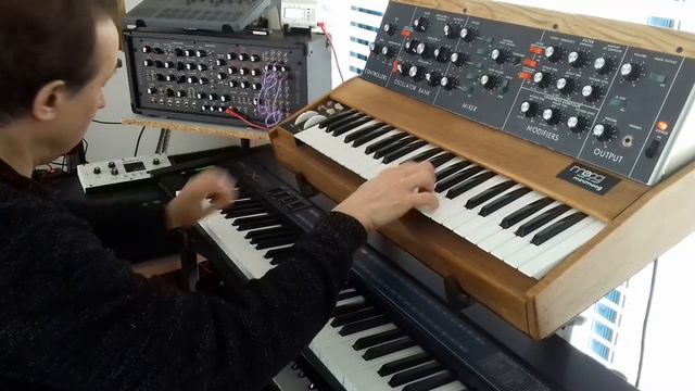 MINIMOOG D VS RETRO ONE NRSynth / HOMAGE TO CHICK COREA смотреть онлайн
