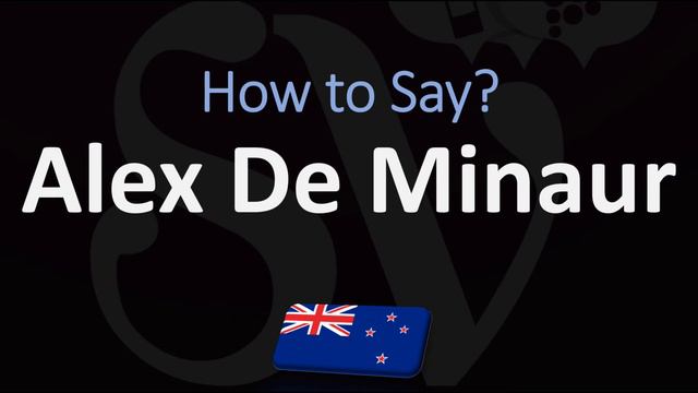 How to Pronounce Alex De Minaur? (CORRECTLY) смотреть онлайн
