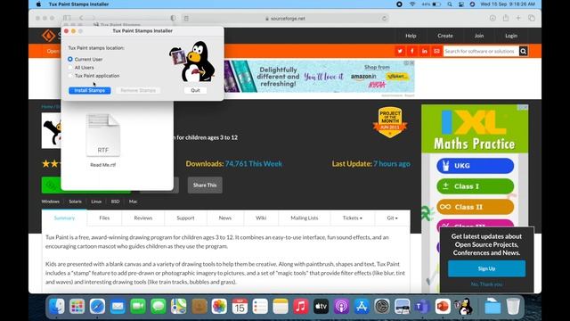 How to install Tux Paint Stamps on Mac ! | Sri Hari Official | Shout out to @Kiara Mendoza Sangama смотреть онлайн