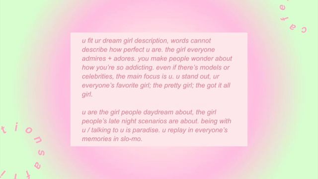 they call you dream girl ♡₊ смотреть онлайн