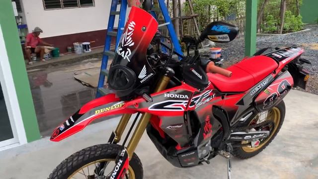 Honda CRF 250 Rally ปี2018 Us Racing Boy สีทอง смотреть онлайн