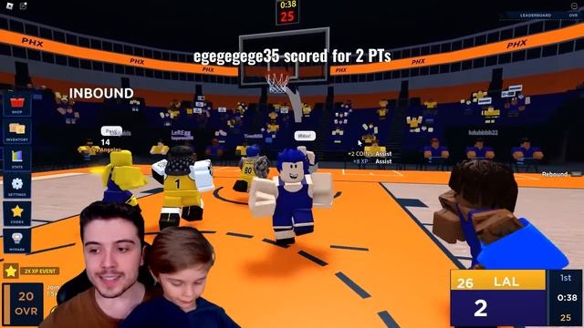 ? BASKETBOLCU OLDUK MAÇ YAPTIK ? Roblox Basketball Legends смотреть онлайн