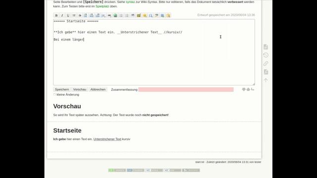 Basisformatierung in DokuWiki | PracticalSolutions смотреть онлайн