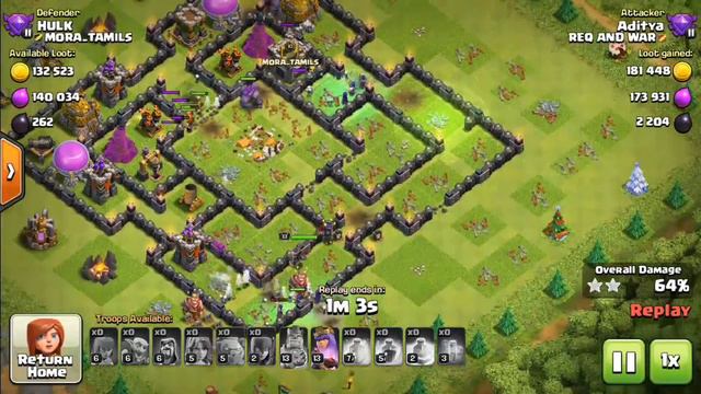 GOLEM WITCH ATTACK STRATEGY FOR TH 9 AND 10 |CLASH OF CLANS смотреть онлайн