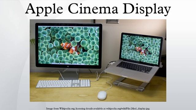 Apple Cinema Display смотреть онлайн
