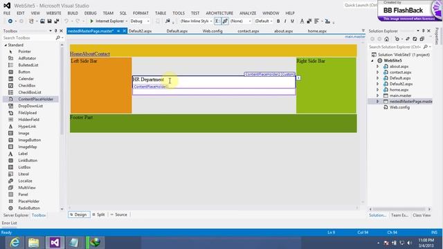 Nested Master Page in asp.net Video Tutorial (9) смотреть онлайн