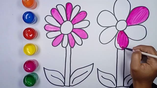 КАК НАРИСОВАТЬ ЦВЕТЫ смотреть онлайн