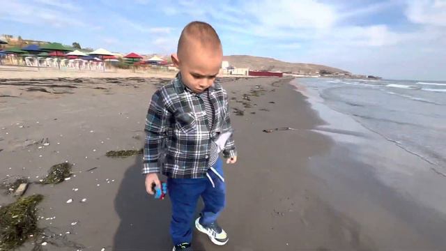 Ваня и Мама на море собирают ракушки смотреть онлайн