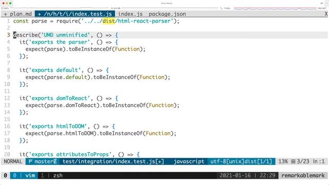 Writing integration tests for html-react-parser смотреть онлайн