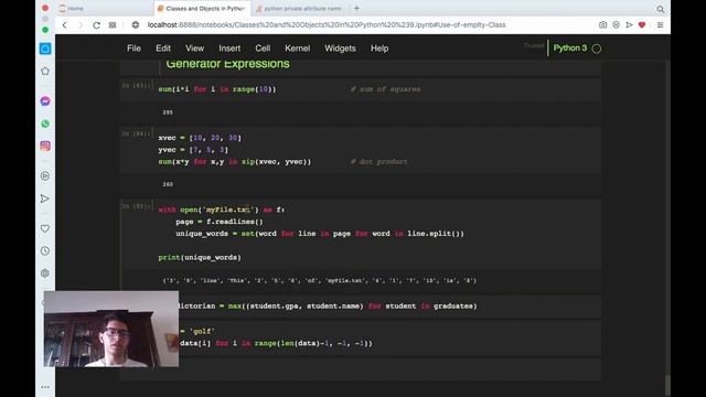 Generator Expressions with Python ? смотреть онлайн