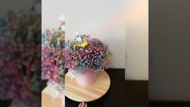 Шляпная коробка с яркой и ароматной гипсофилой. ❤️ смотреть онлайн