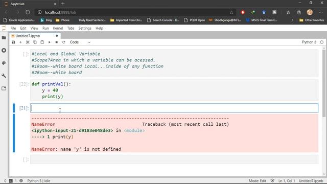 Local and Global Variable in Python with Solved Examples смотреть онлайн