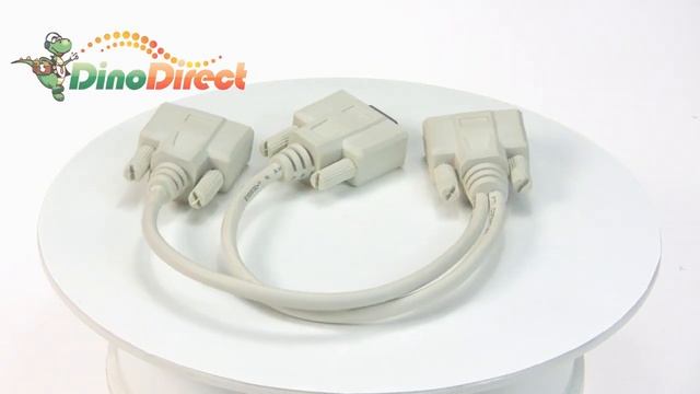 2 Monitor to 1 PC VGA Y Splitter Cable Adapter from Dinodirect.com смотреть онлайн