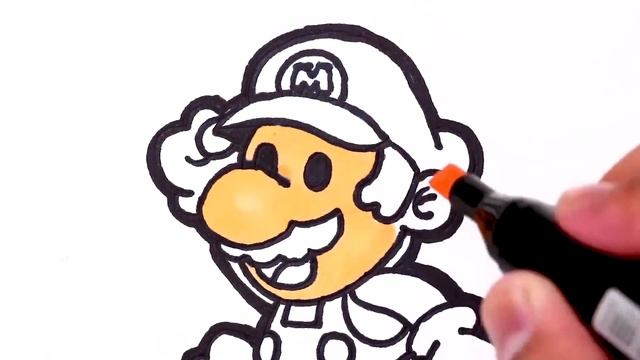 Super Mario Drawing Easy ??? How To Draw Super Mario - Drawing for Kids ? смотреть онлайн
