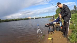 Рыбалка в городе. Обновки кресло Аргентум на 36 ноге плюс зонт стол ведро для прикормки рукомойник